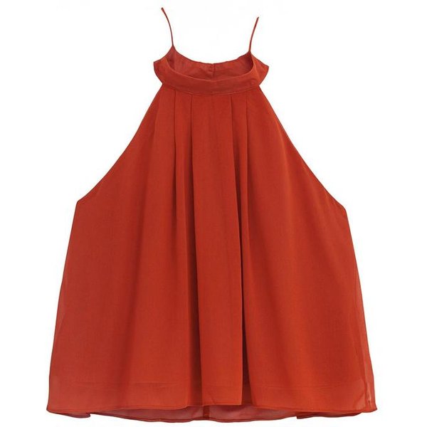 Blusa ampla terracota